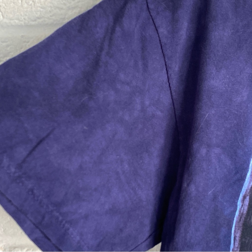 The Mountain Dark Cupid Angel Archer Fantasy T-Shirt Purple Tie Dye Medium Goth - Picture 5 of 8